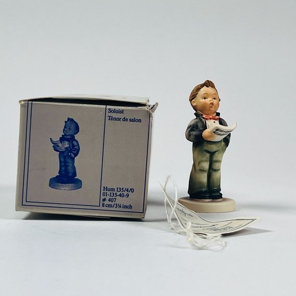 Vintage 1986 Goebel Hummel Soloist Figurine #135 4/0  TMK 6 w/Box - Picture 7 of 7